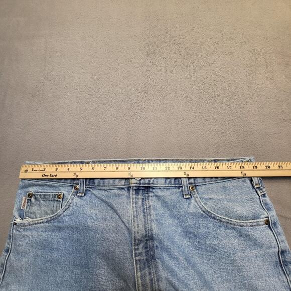 Carhartt B17 STW Jeans Mens 38x29 Blue Relaxed Fit Denim Straight Leg Workwear - Picture 8 of 10